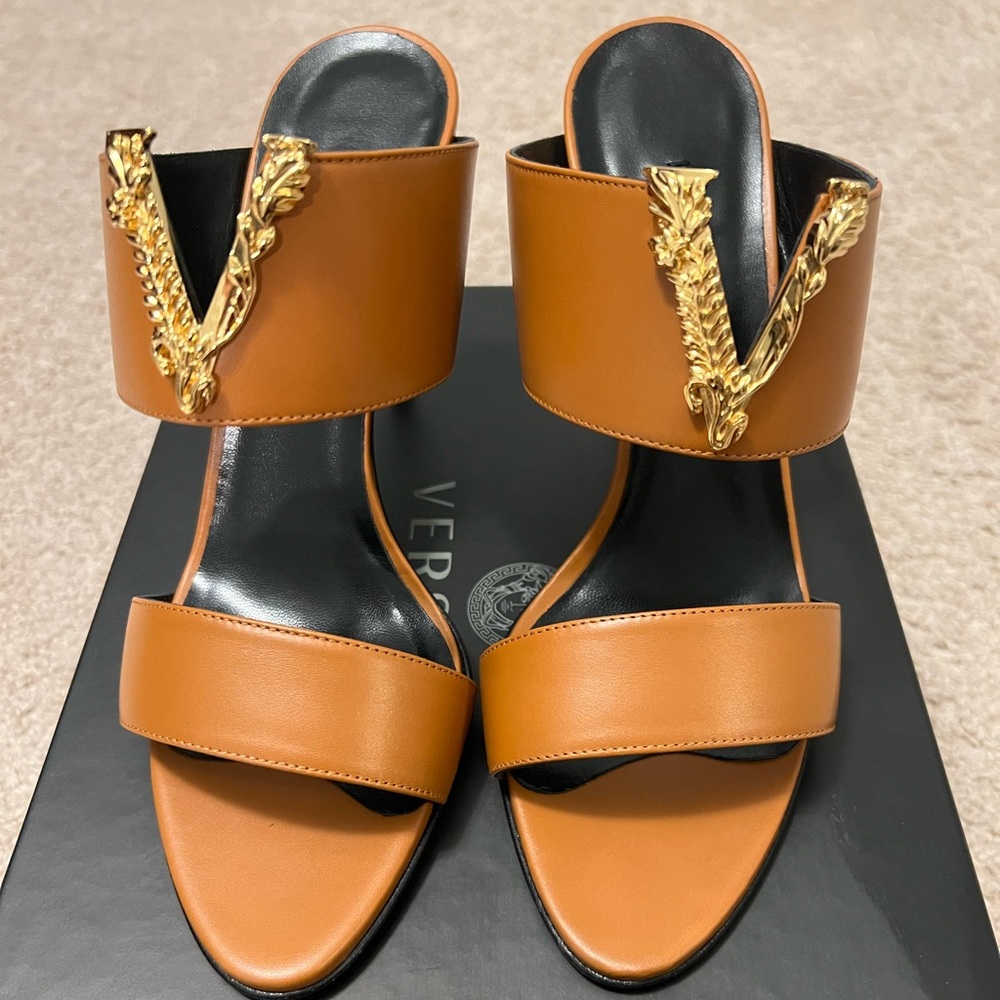 Versace Virtus Mules- out of stock everywhere!